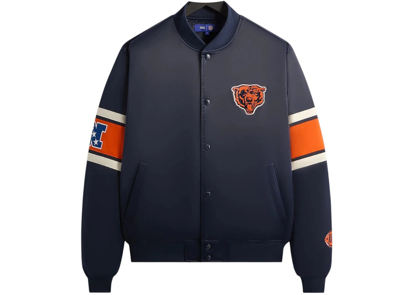 Kith x NFL Chicago Bears Satin Bomber Jacket Nocturnal
