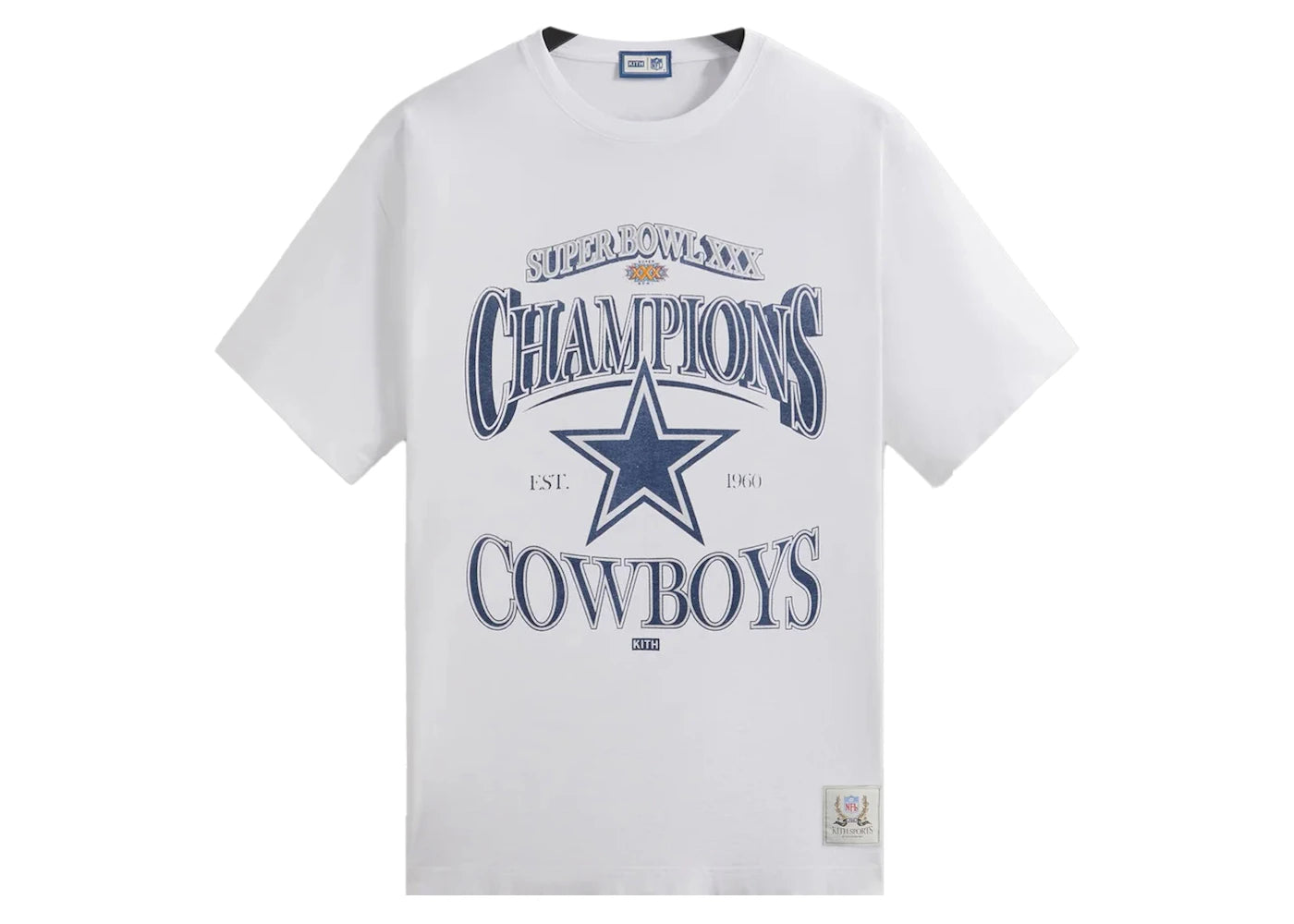 Kith x NFL Cowboys Vintage Tee White