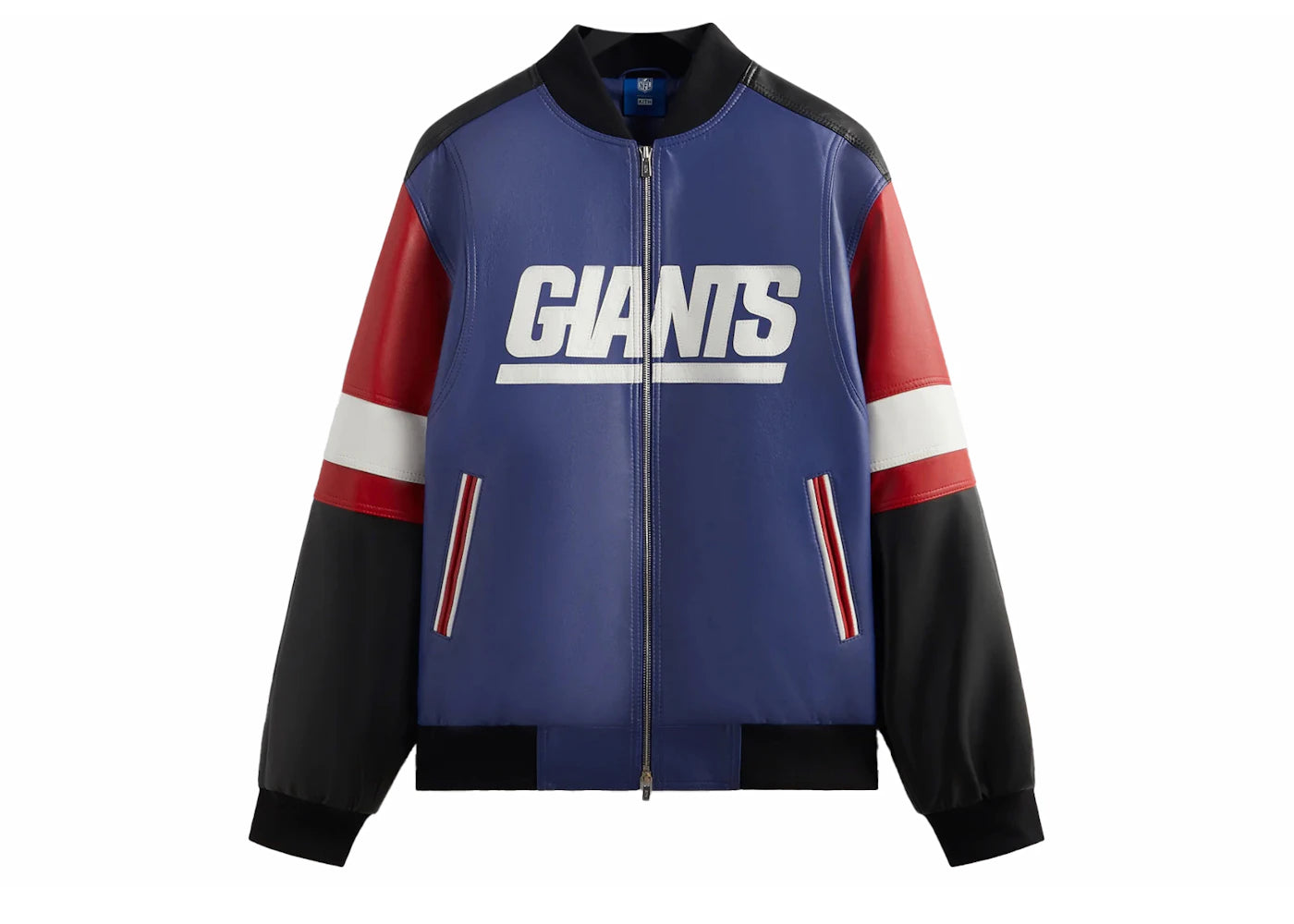 Kith x NFL Giants Leather Jacket Current