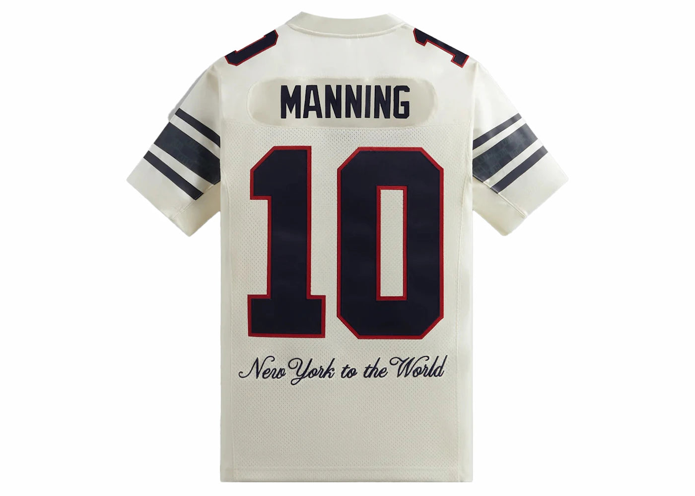 Kith x NFL Giants Mitchell & Ness Eli Manning Jersey Sandrift