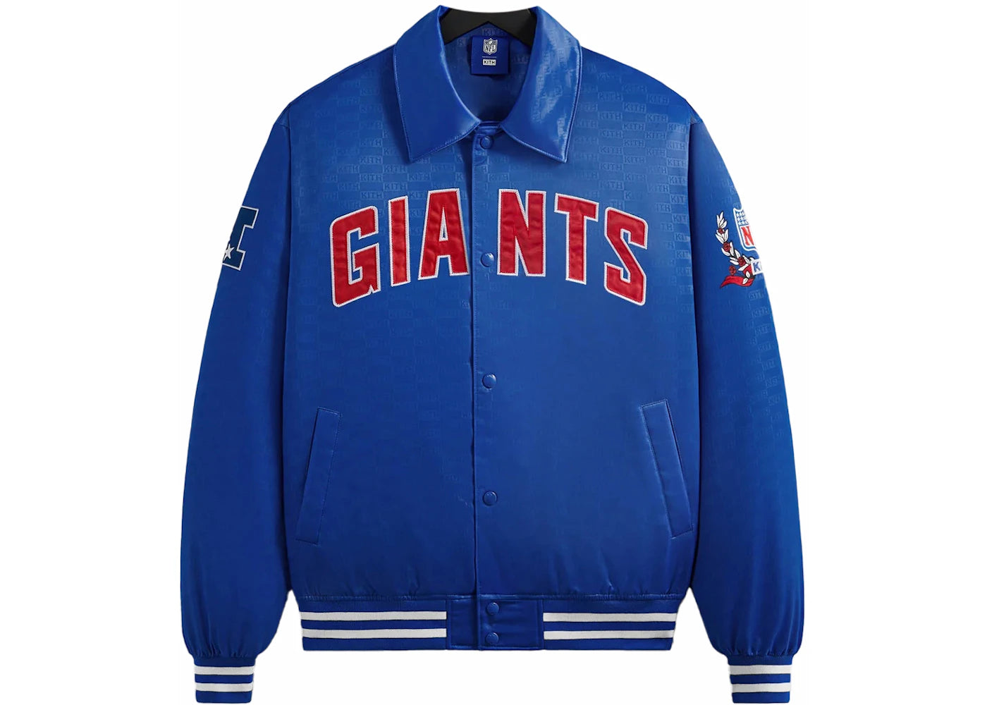 Kith x NFL Giants Satin Bomber Jacket Current