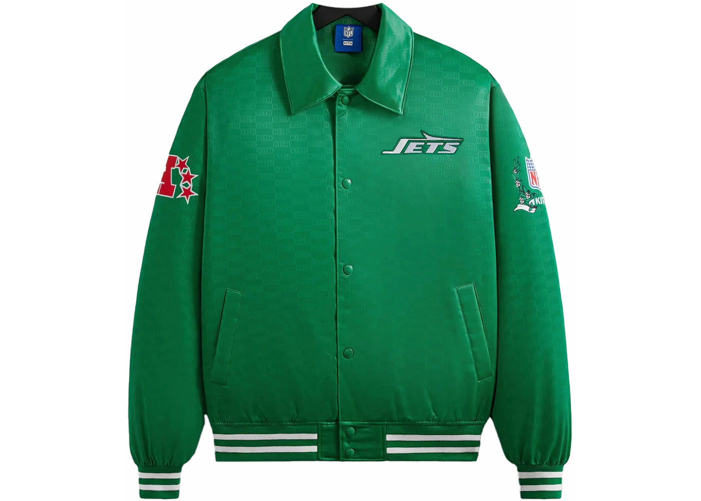 Kith x NFL Jets Satin Bomber Jacket Luna