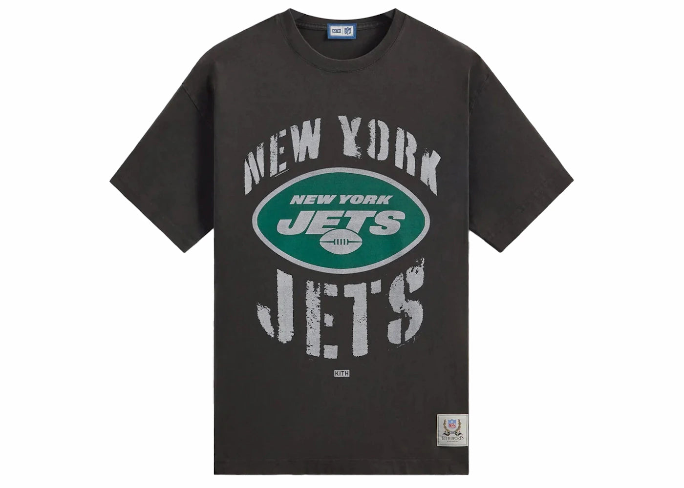 Kith x NFL Jets Vintage Tee Black