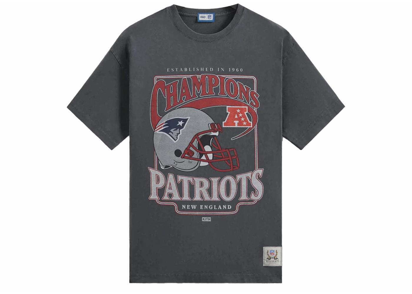 Kith x NFL Patriots Vintage Tee Nocturnal