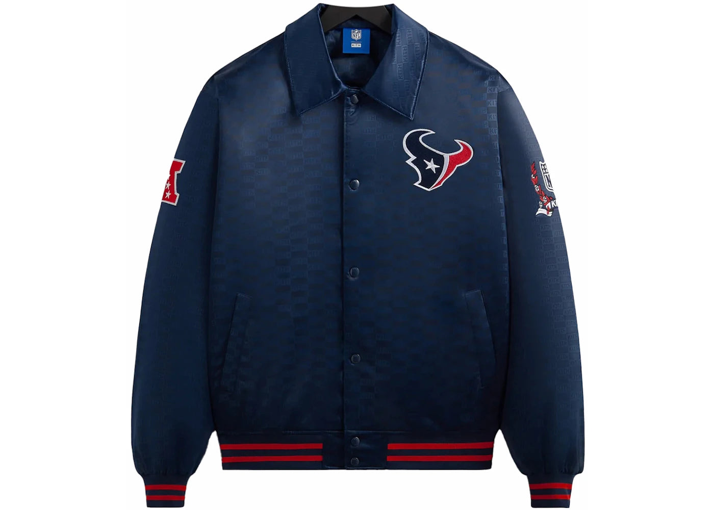 Kith x NFL Texans Satin Bomber Jacket Meter