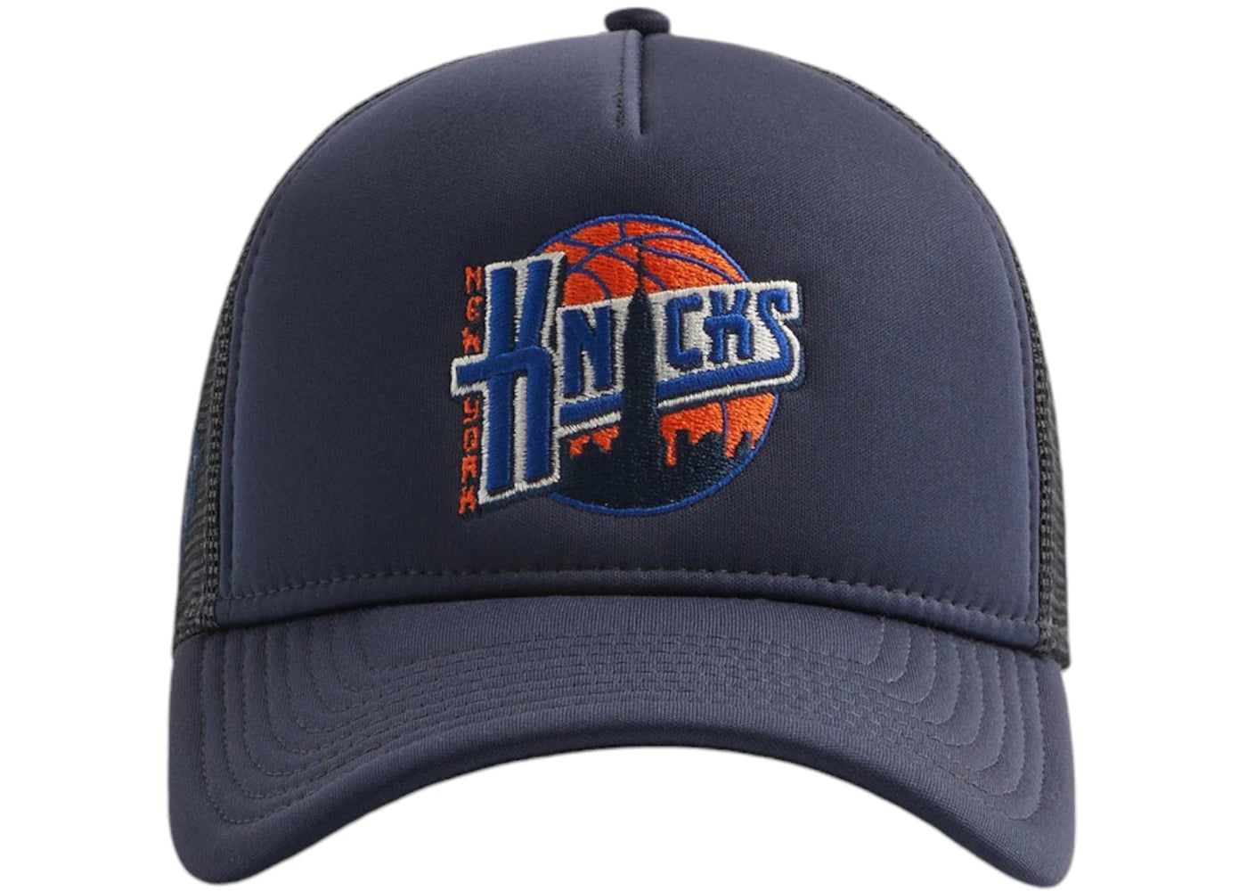 Kith x New Era The New York Knicks 9Forty A Frame Trucker Hat Nocturnal