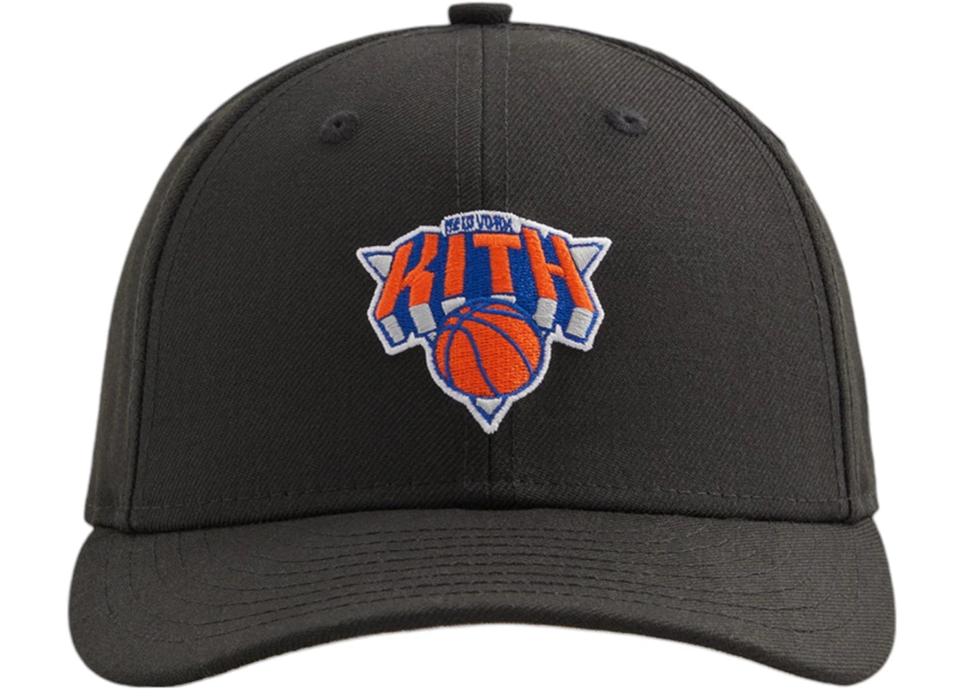 Kith x New Era The New York Knicks Logo Low Profile 59Fifty Fitted Black