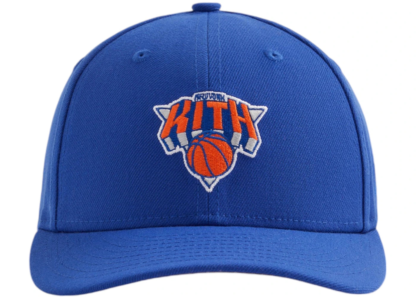 Kith x New Era The New York Knicks Logo Low Profile 59Fifty Fitted Royal