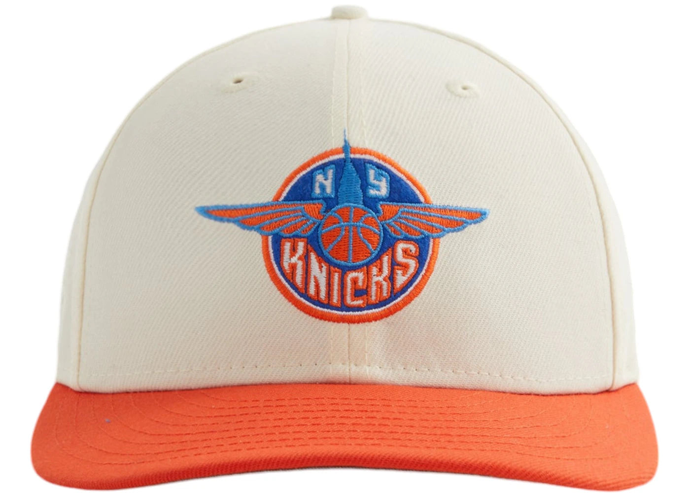 Kith x New Era The New York Knicks Wings Logo Low Profile 59Fifty Fitted Cap Sandrift