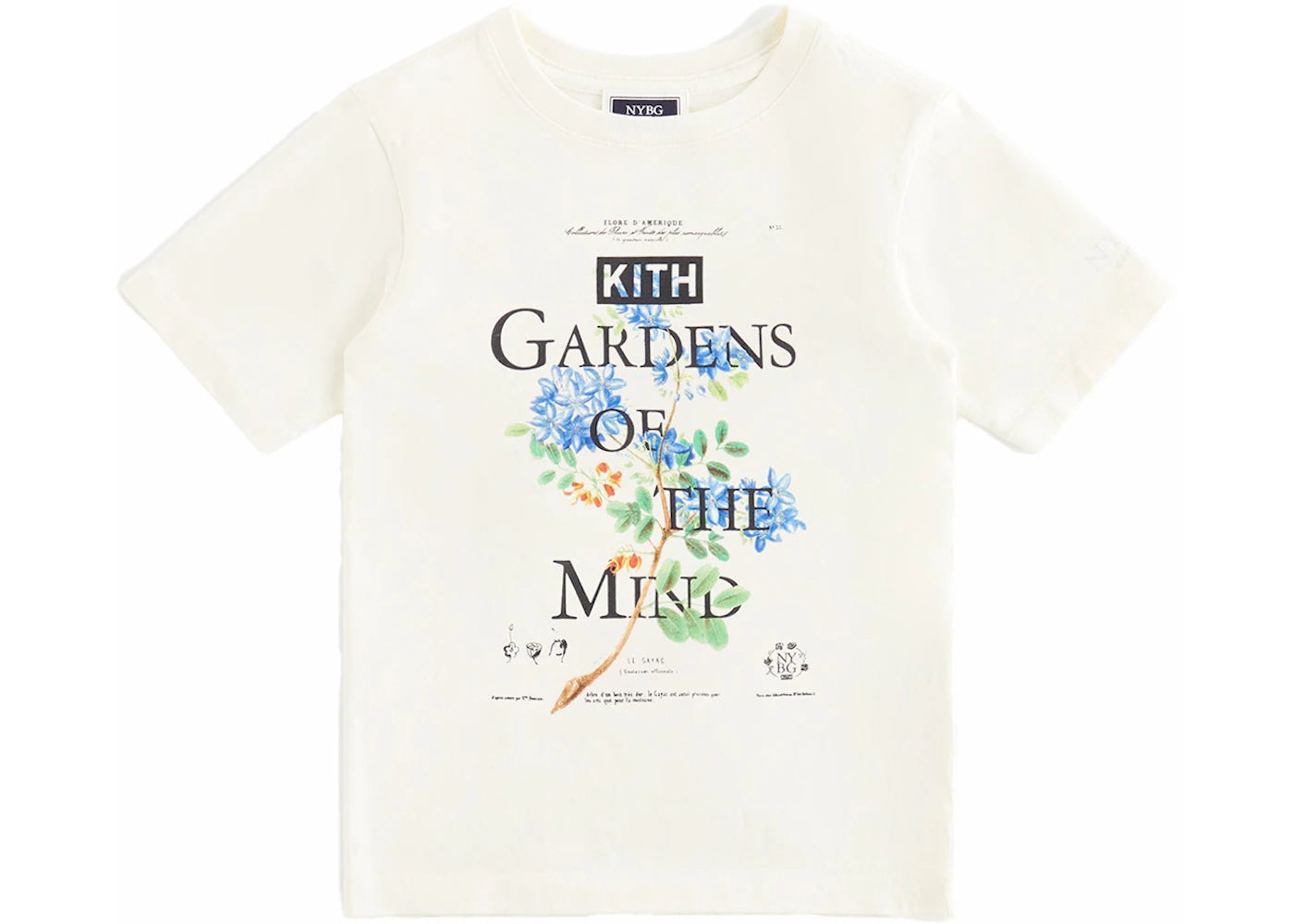Kith x New York Botanical Garden Kids Gayac Vintage Tee Silk