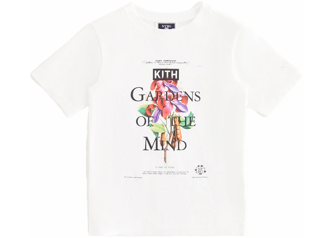 Kith x New York Botanical Garden Kids Le Sene Du Perou Vintage Tee White