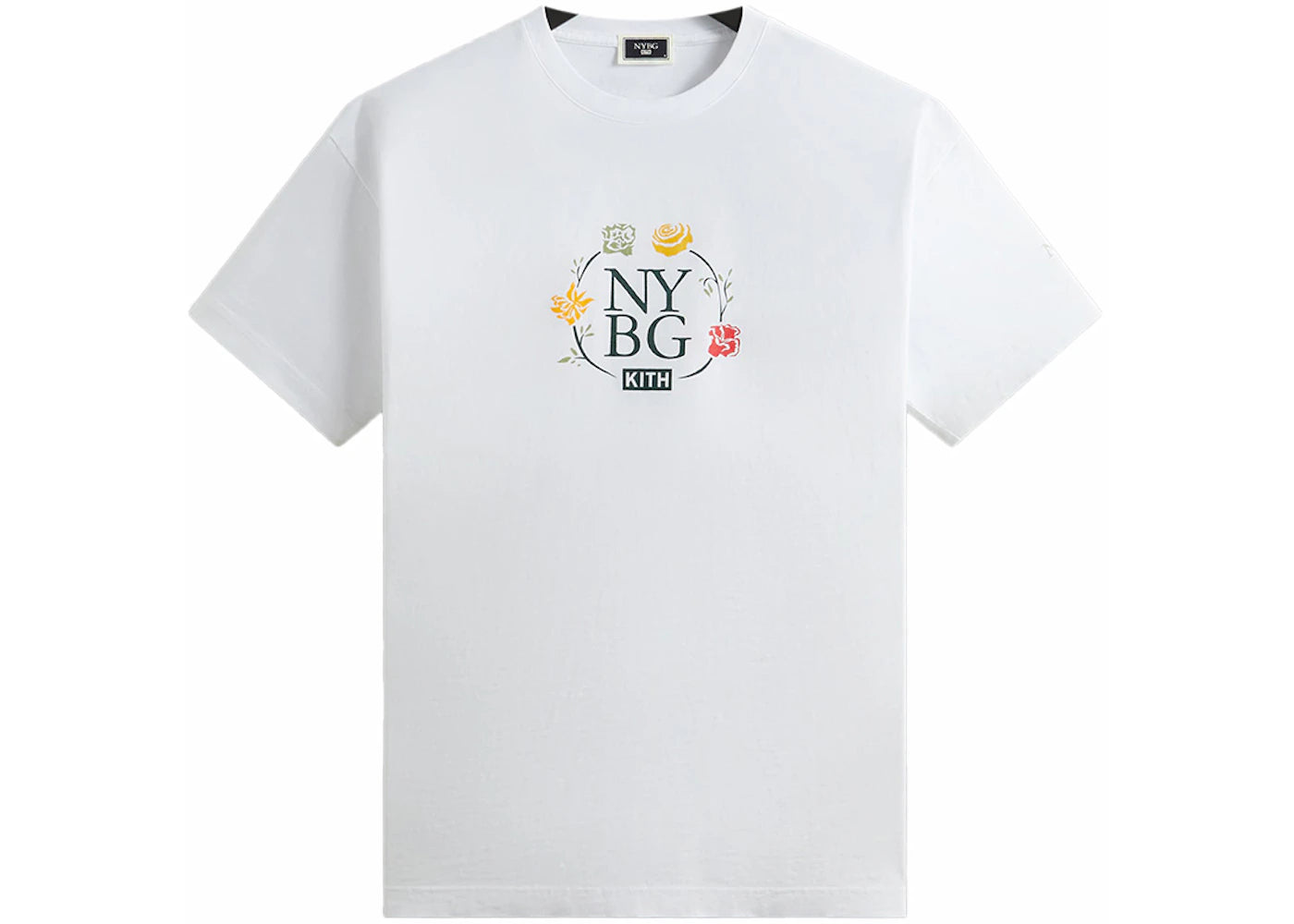 Kith x New York Botanical Garden Logo Vintage Tee White