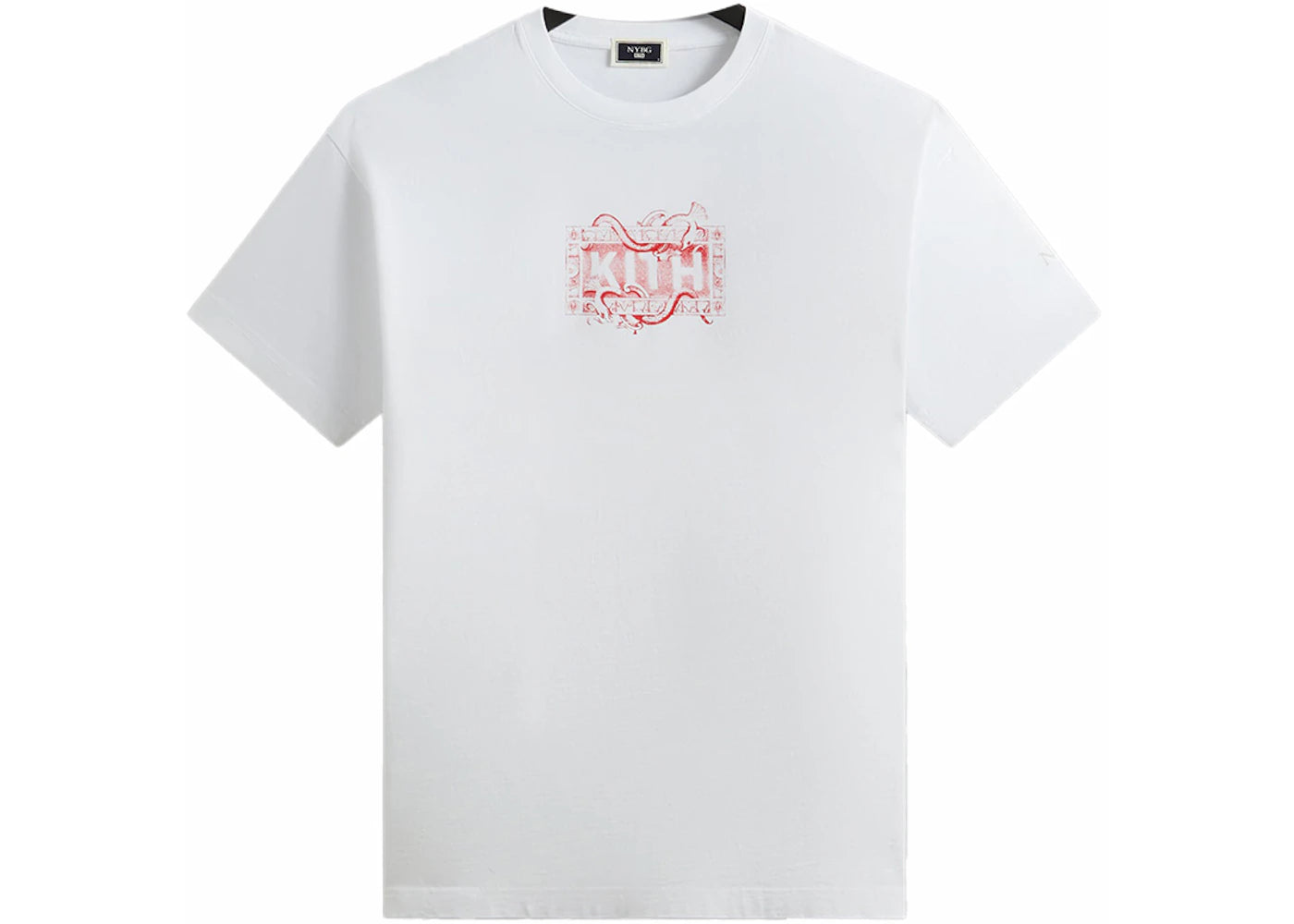 Kith x New York Botanical Garden Title Page Vintage Tee White