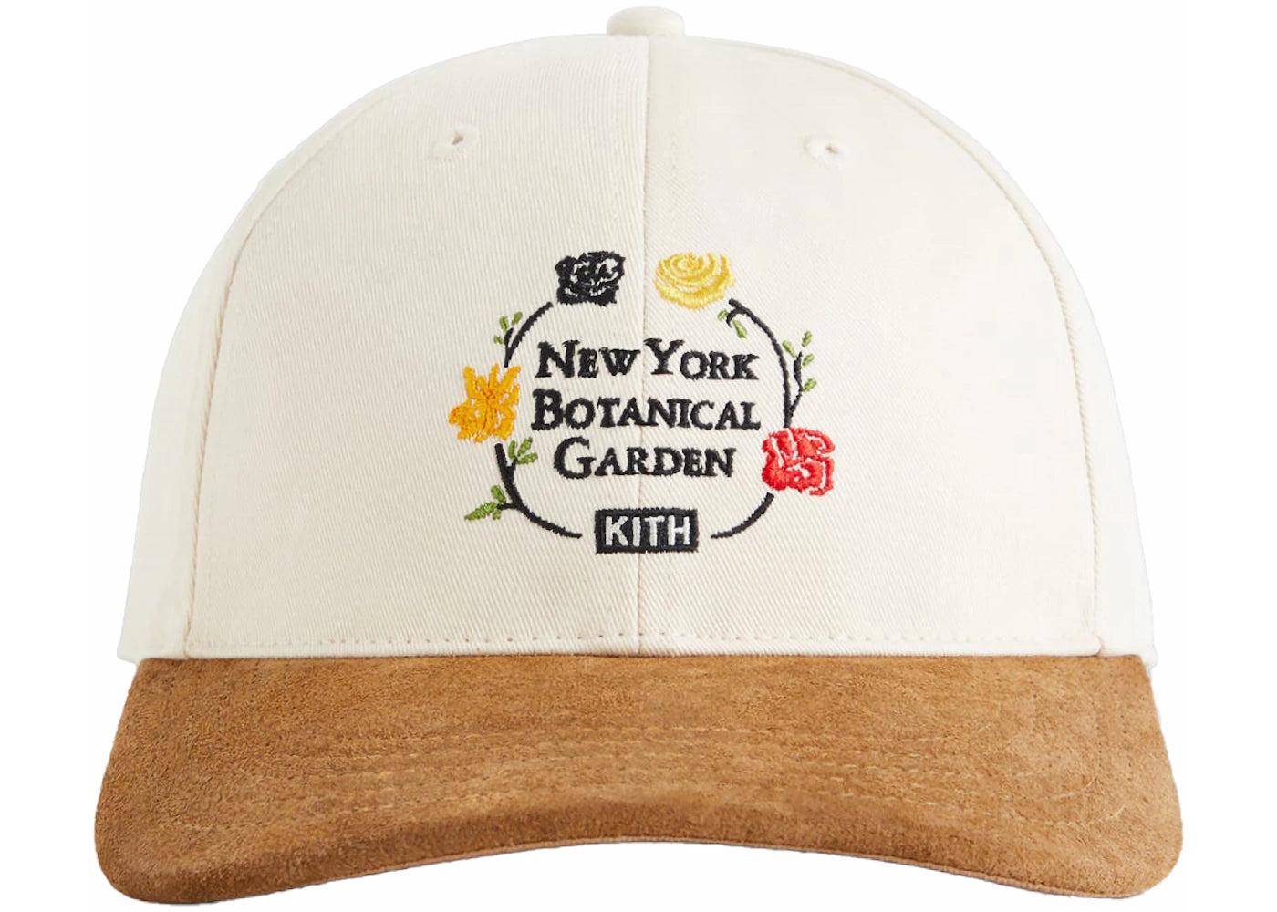 Kith x New York Botanical Garden Twill Suede Brim Aaron Cap Sandrift