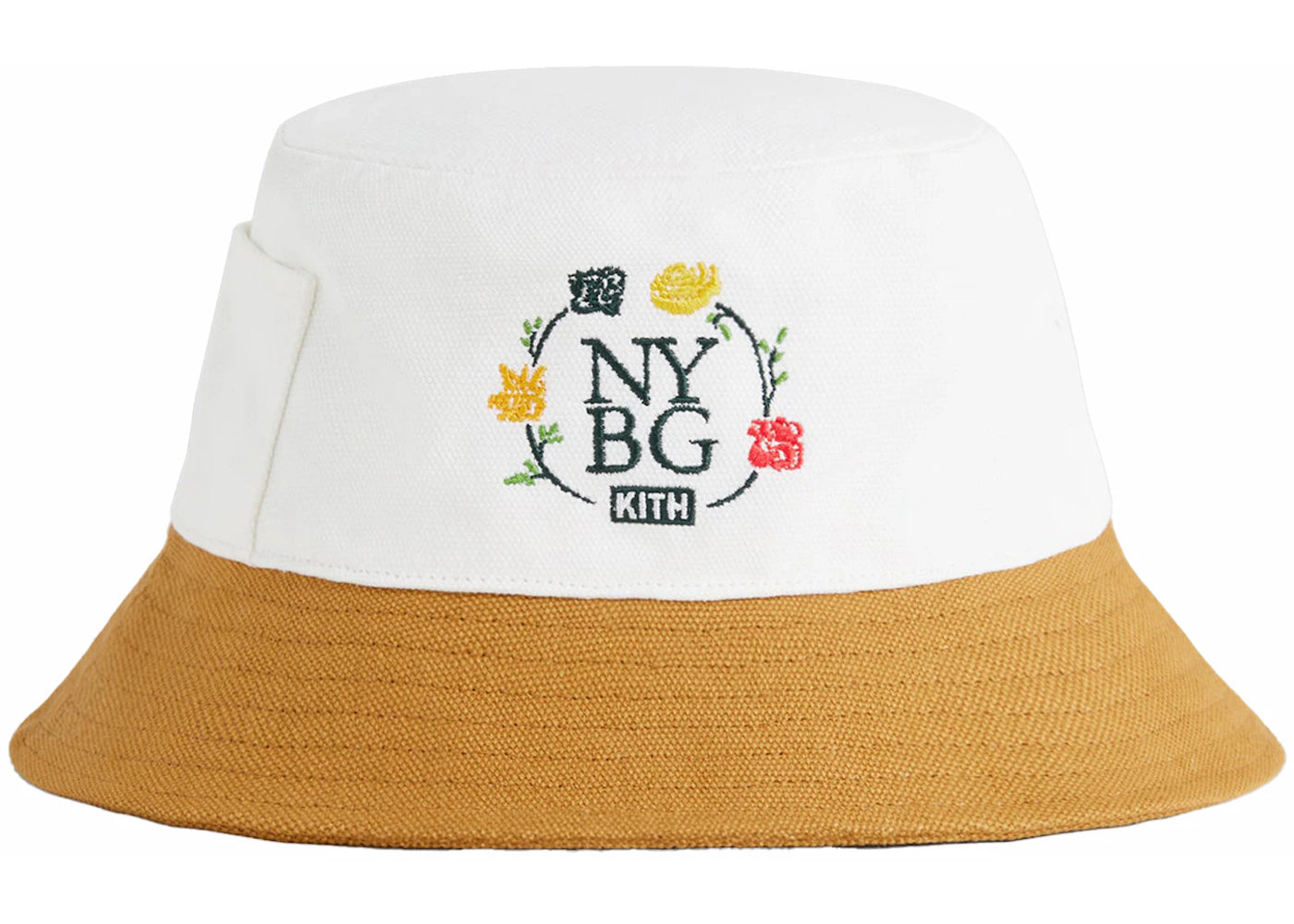 Kith x New York Botanical Garden Two Tone Canvas Dawson Bucket Hat Sandrift