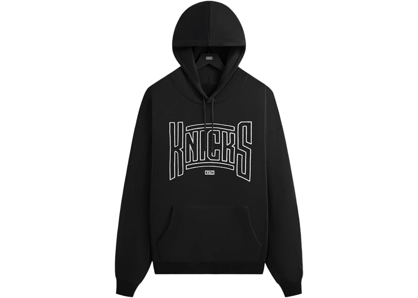 Kith x New York Knicks Arched Vintage Nelson Hoodie Black