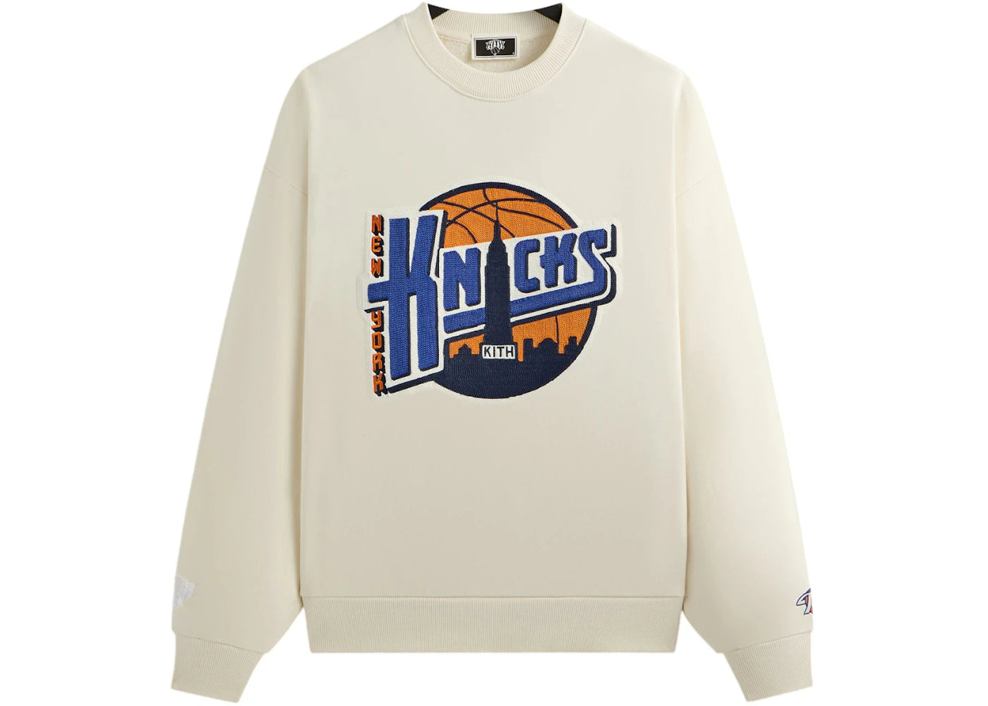 Kith x New York Knicks City Vintage Nelson Crewneck Sandrift