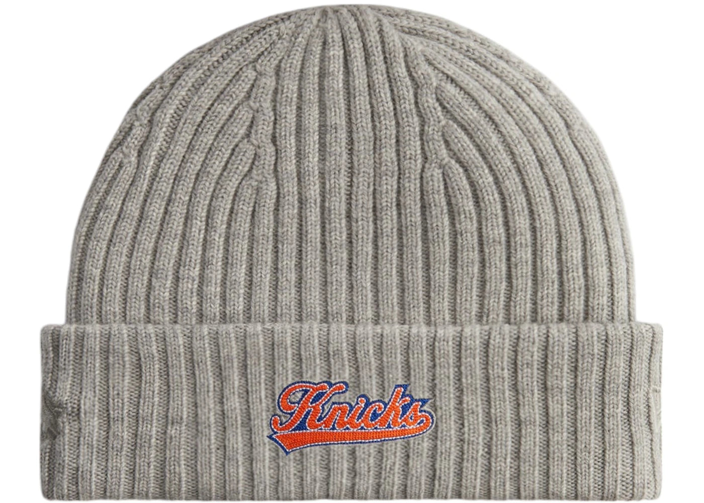 Kith x New York Knicks Court Vision Beanie Light Heather Grey