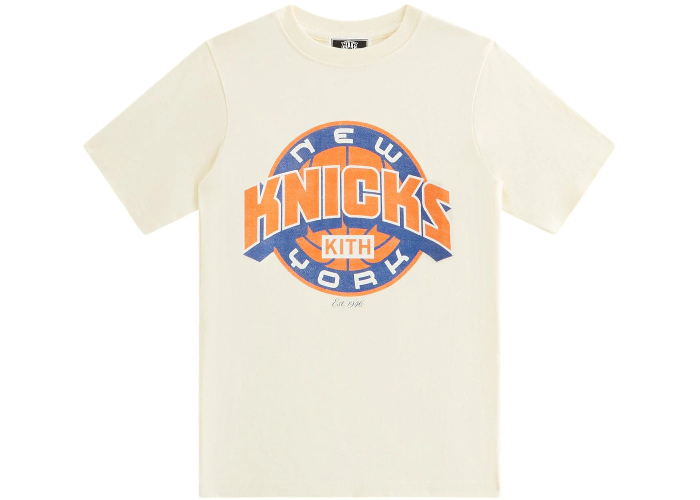 Kith x New York Knicks Kids Showtime Vintage Tee Sandrift