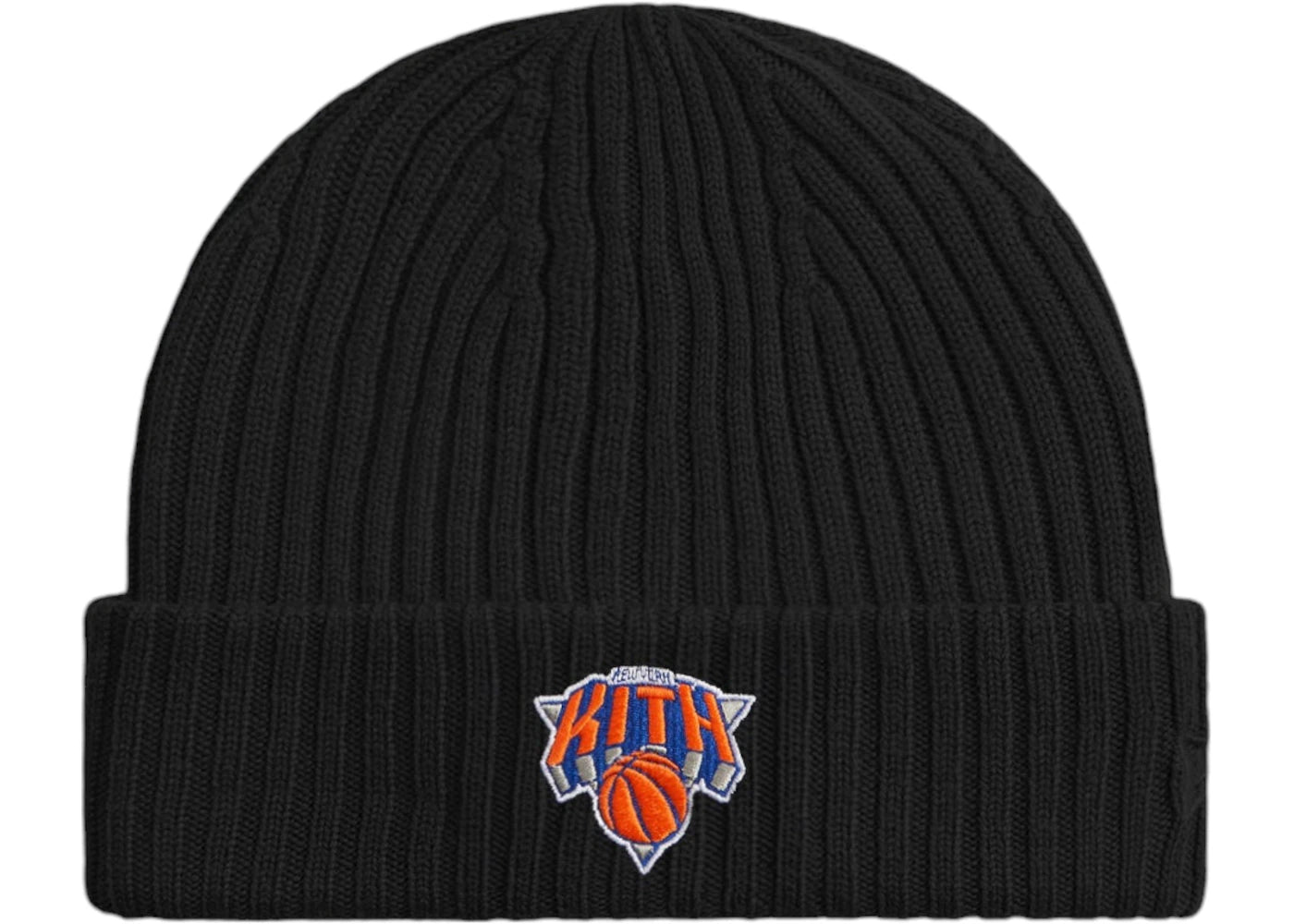 Kith x New York Knicks Logo Beanie Black