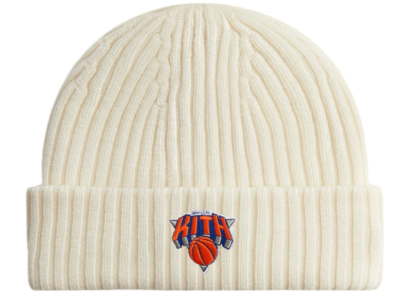 Kith x New York Knicks Logo Beanie Sandrift