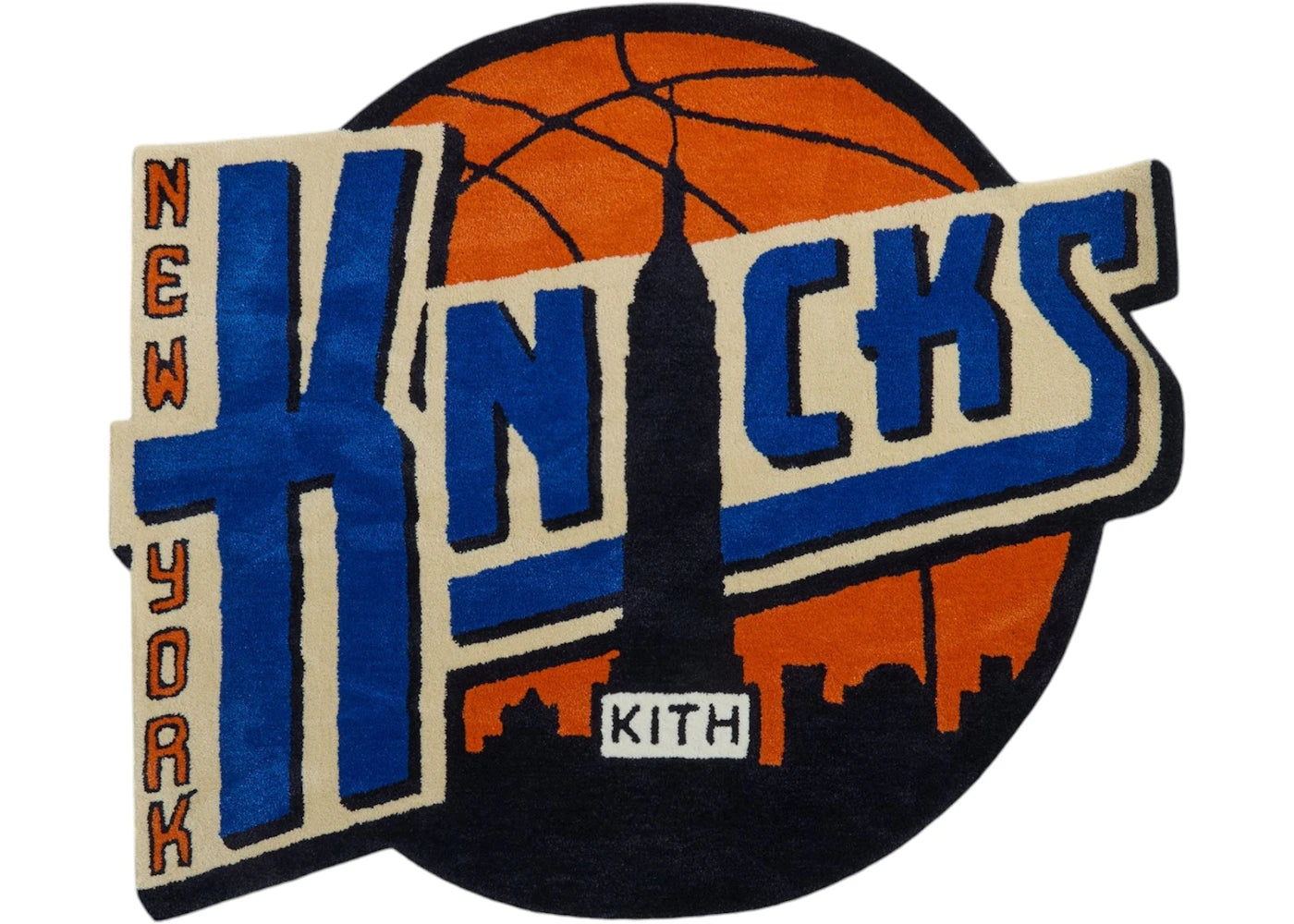 Kith x New York Knicks Logo Rug Multi