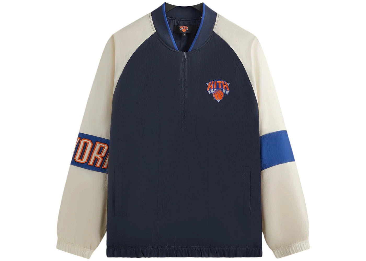 Kith x New York Knicks Nylon Quarter Zip Nocturnal