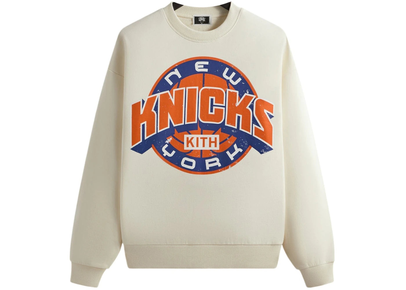 Kith x New York Knicks Showtime Vintage Nelson Crewneck Sandrift