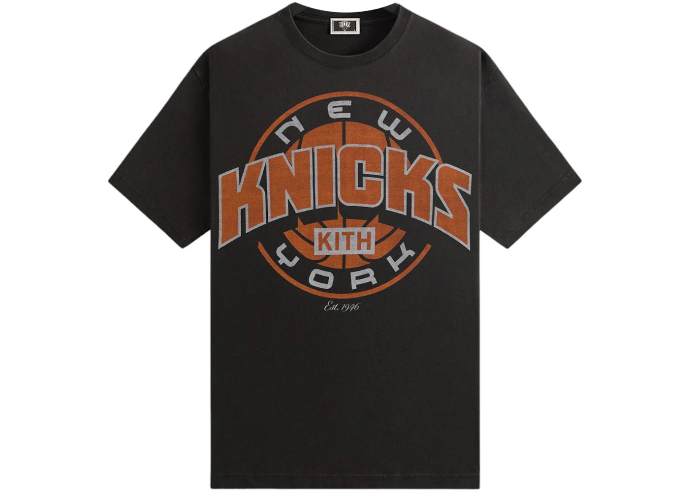 Kith x New York Knicks Showtime Vintage Tee Black