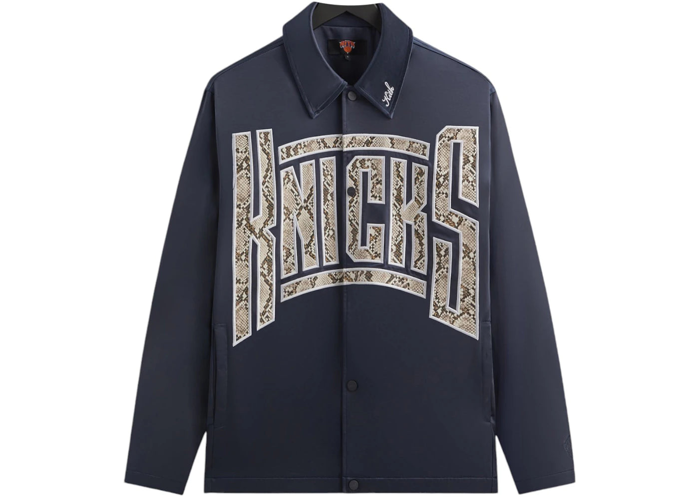 Kith x New York Knicks Snap Front Coaches Jacket Nocturnal