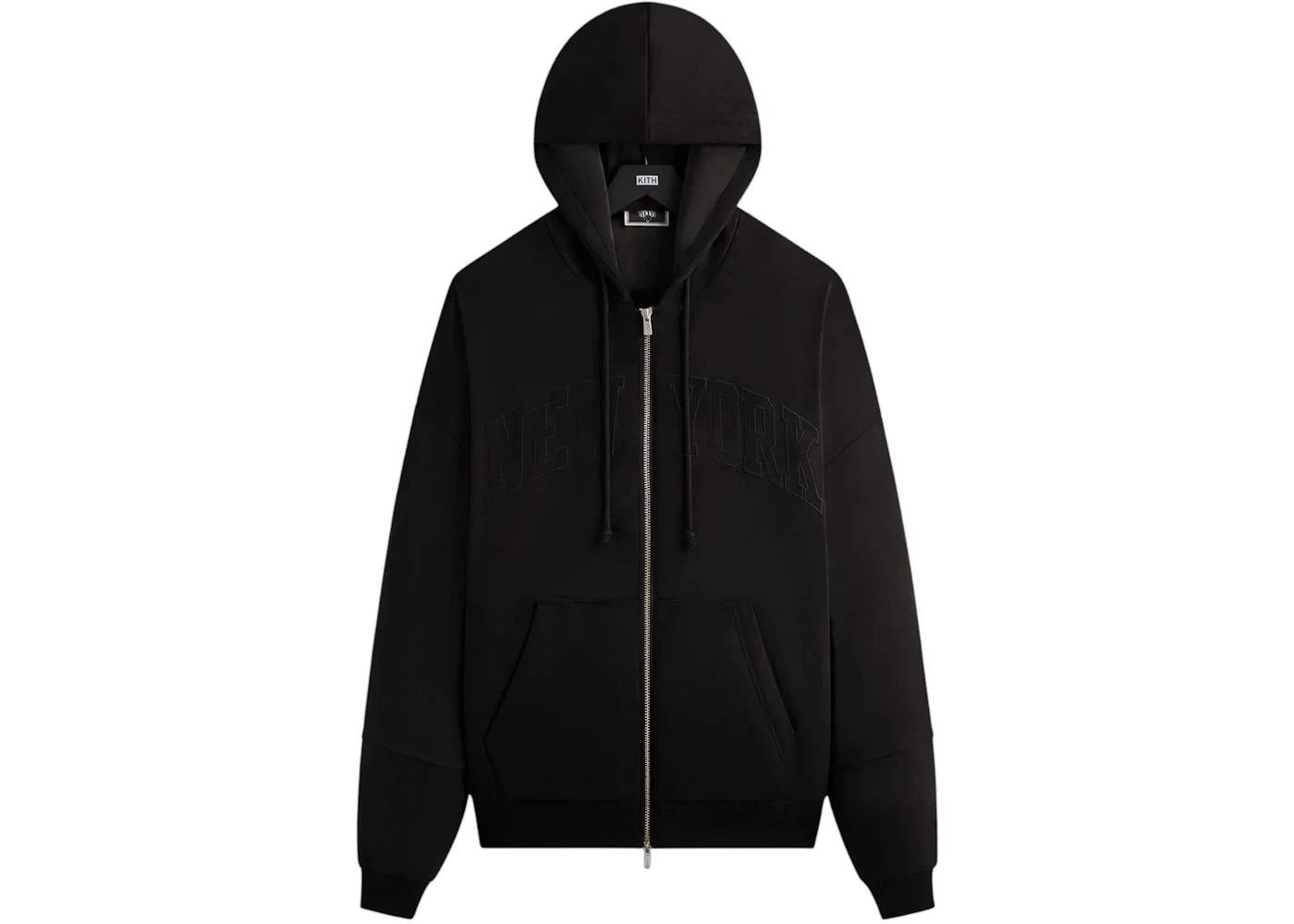 Kith x New York Knicks Tonal Braxton Vintage Hoodie Black