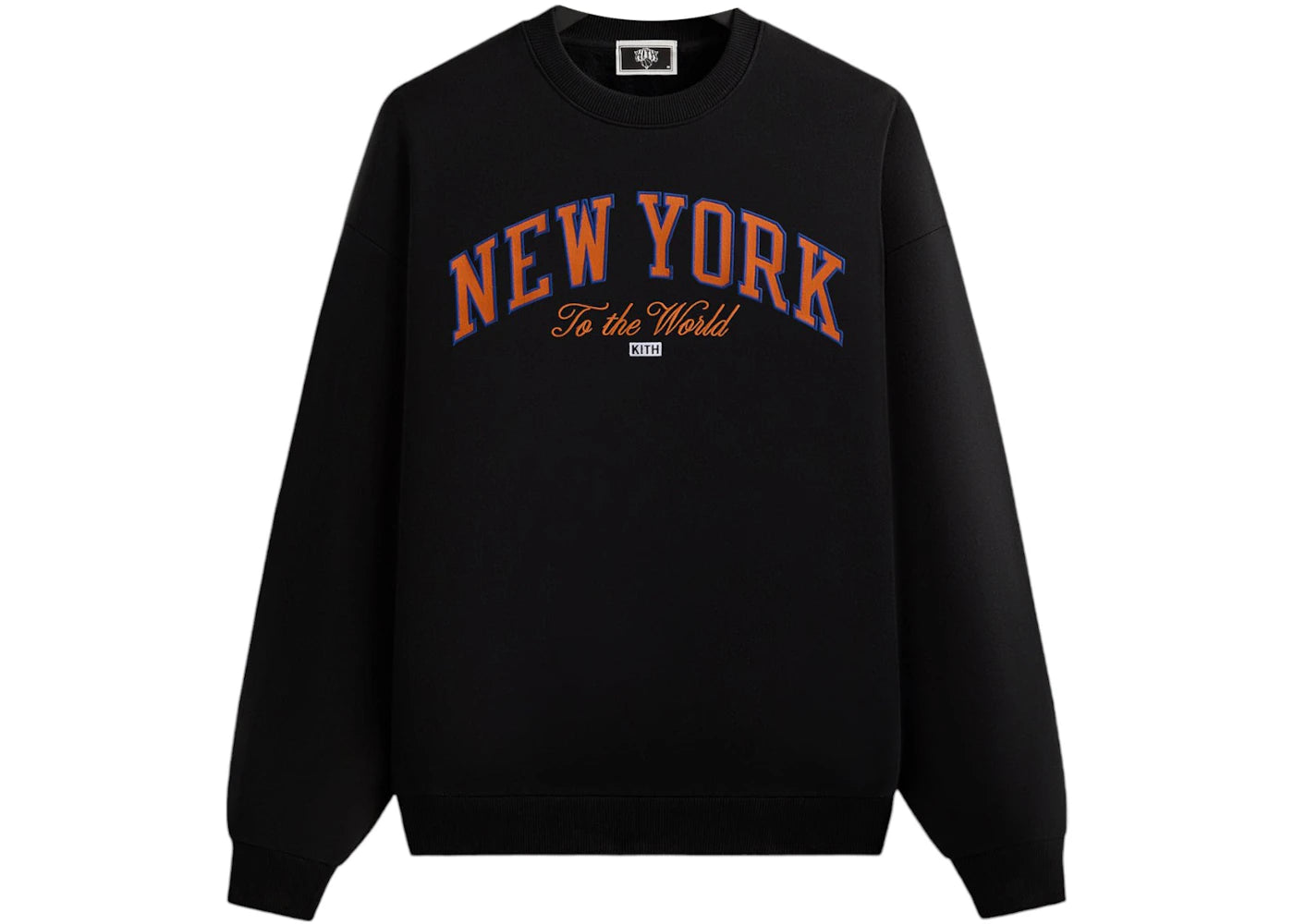 Kith x New York Knicks Vintage Nelson Crewneck Black