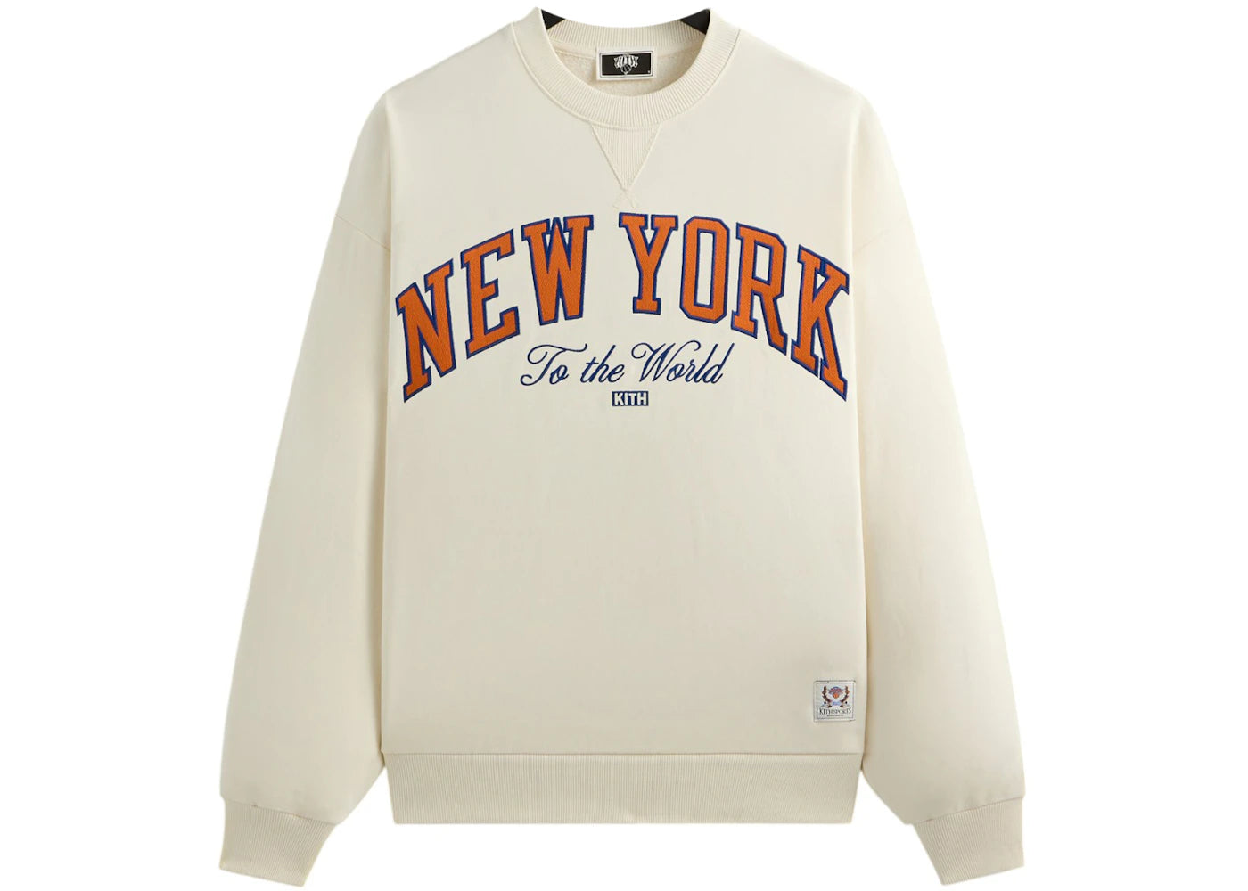 Kith x New York Knicks Vintage Nelson Crewneck Sandrift