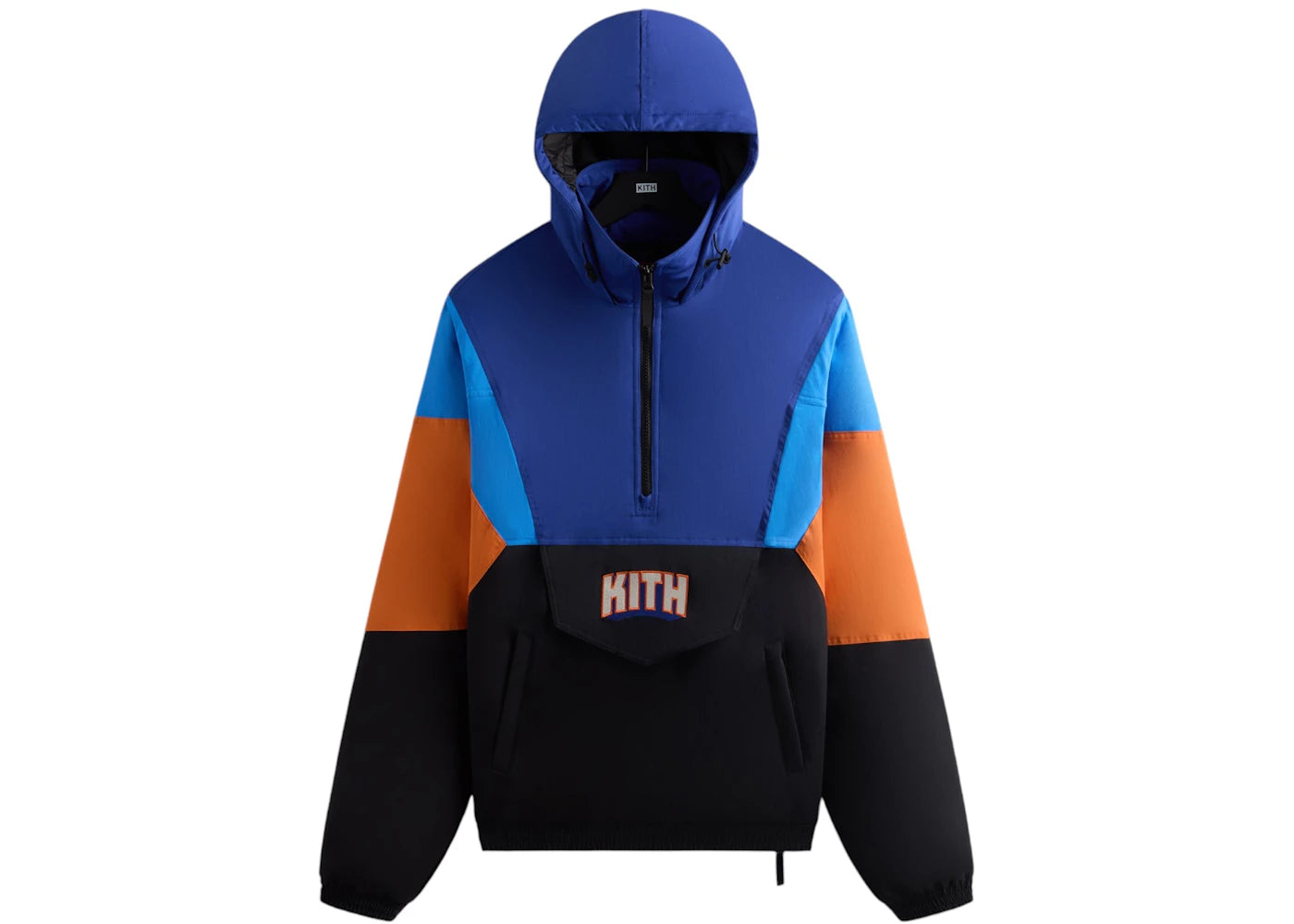 Kith x New York Knicks Wings Quarter Zip Anorak Black