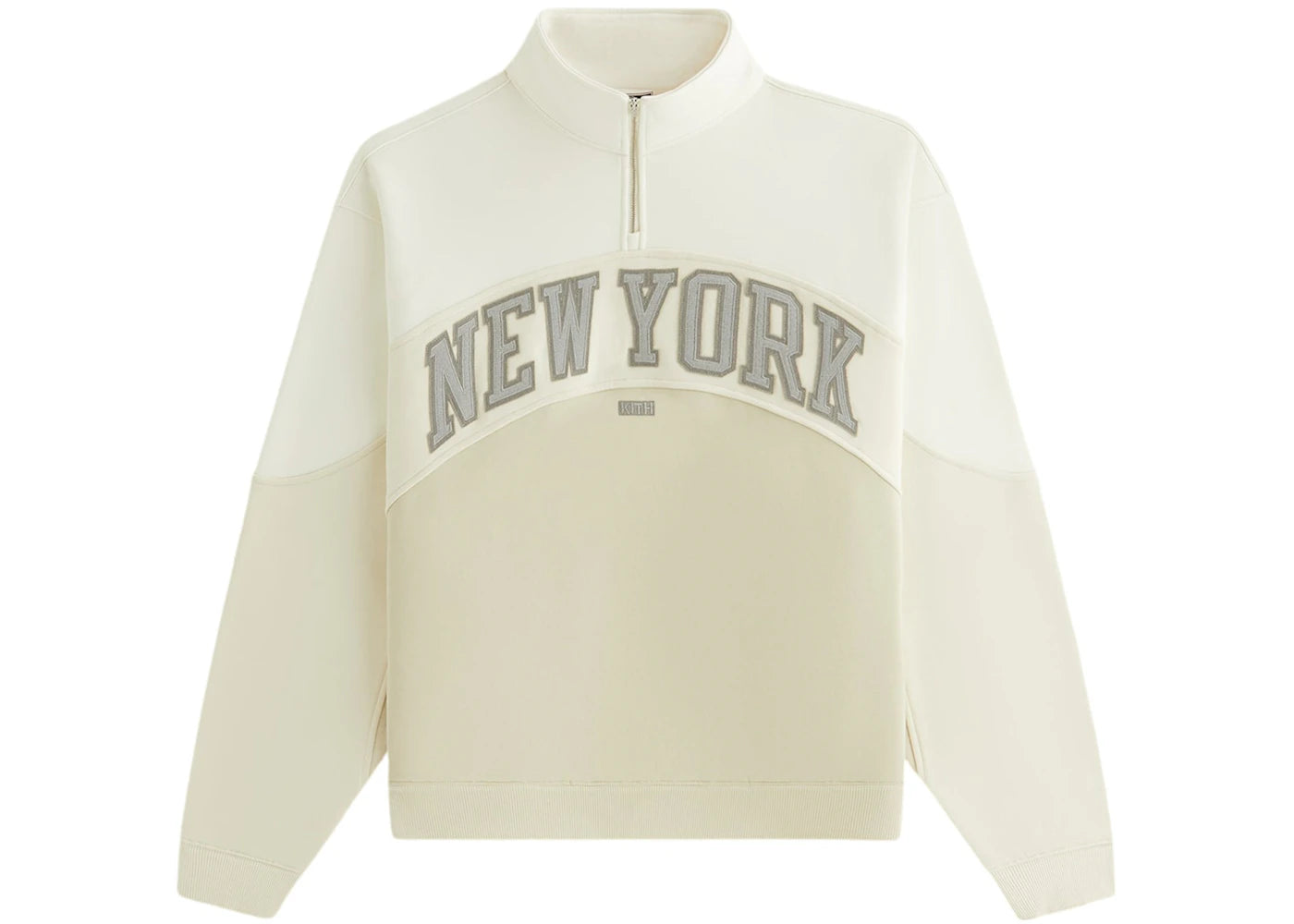 Kith x New York Knicks Women's Hunter III Panelled Quarter Zip Sandrift