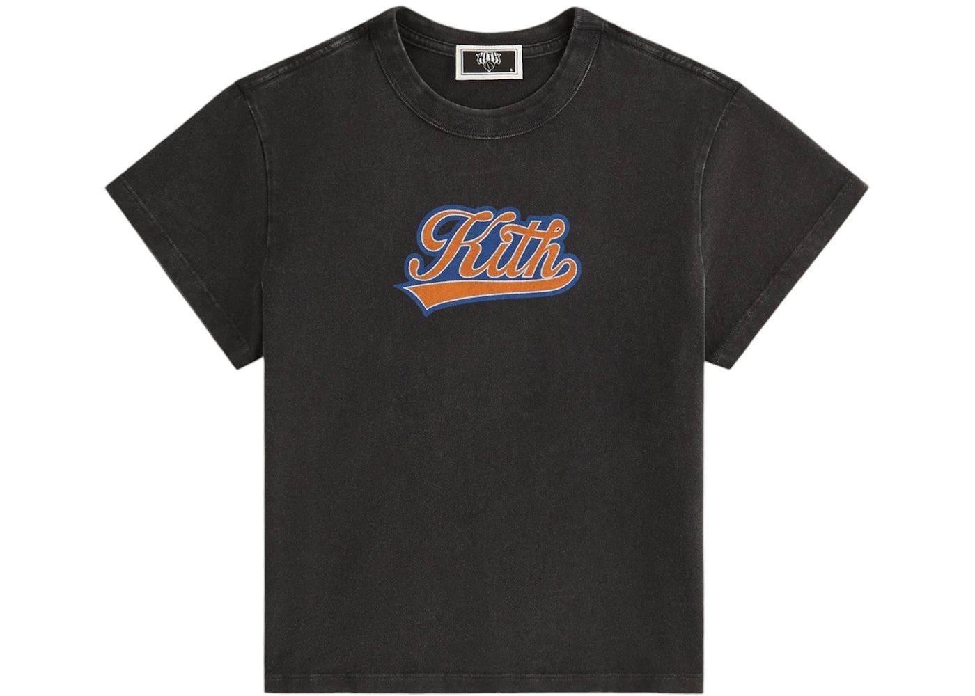 Kith x New York Knicks Women's Script Vintage Mulberry Tee Black