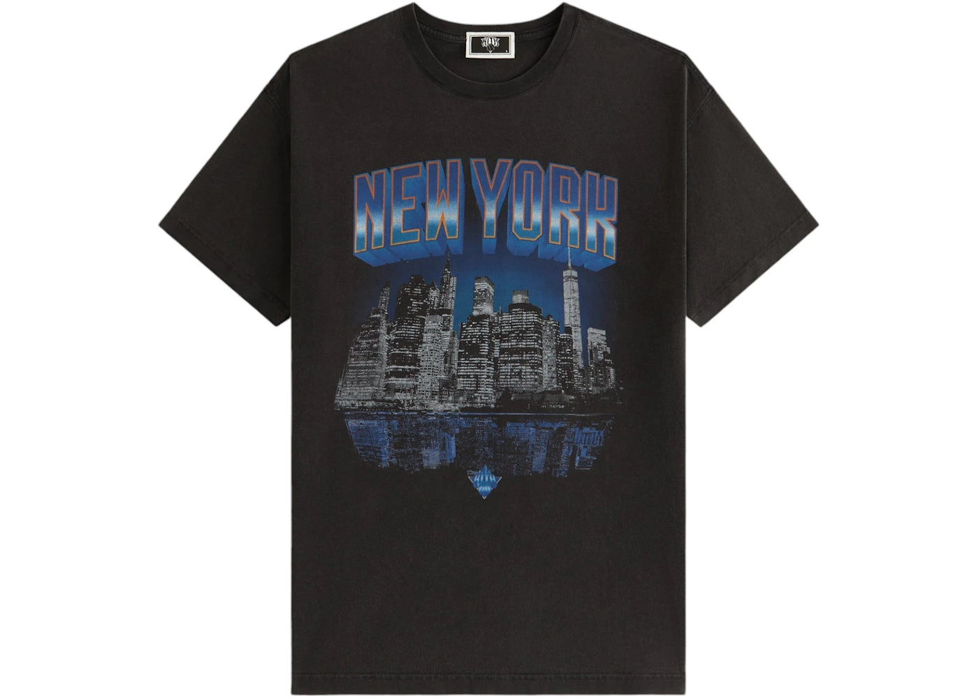 Kith x New York Knicks Women's Skyline Vintage Tee Black