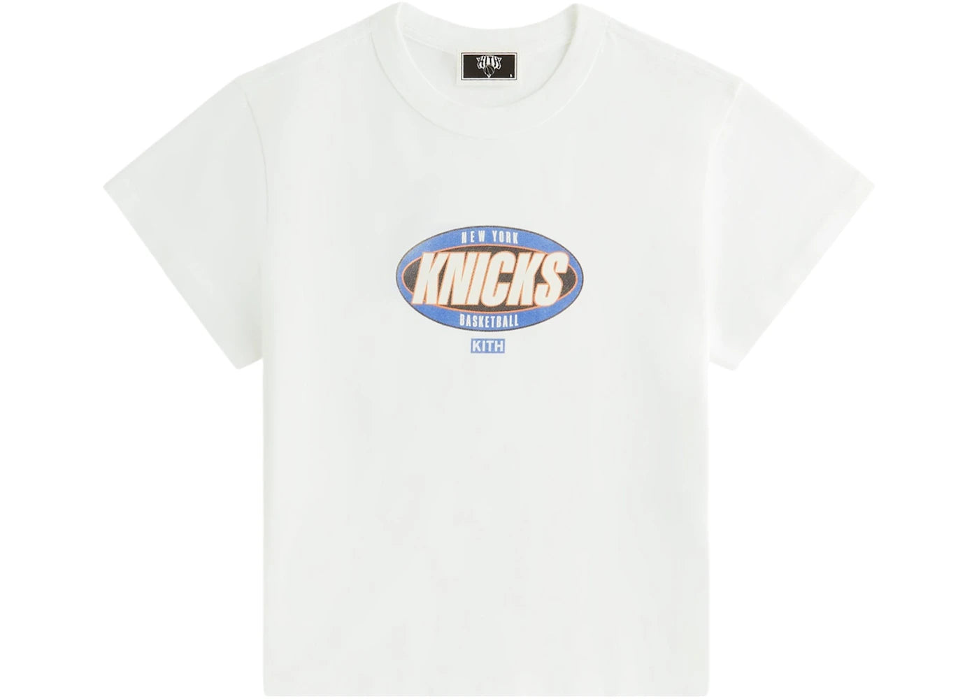 Kith x New York Knicks Women's Y2K Vintage Mulberry Tee White