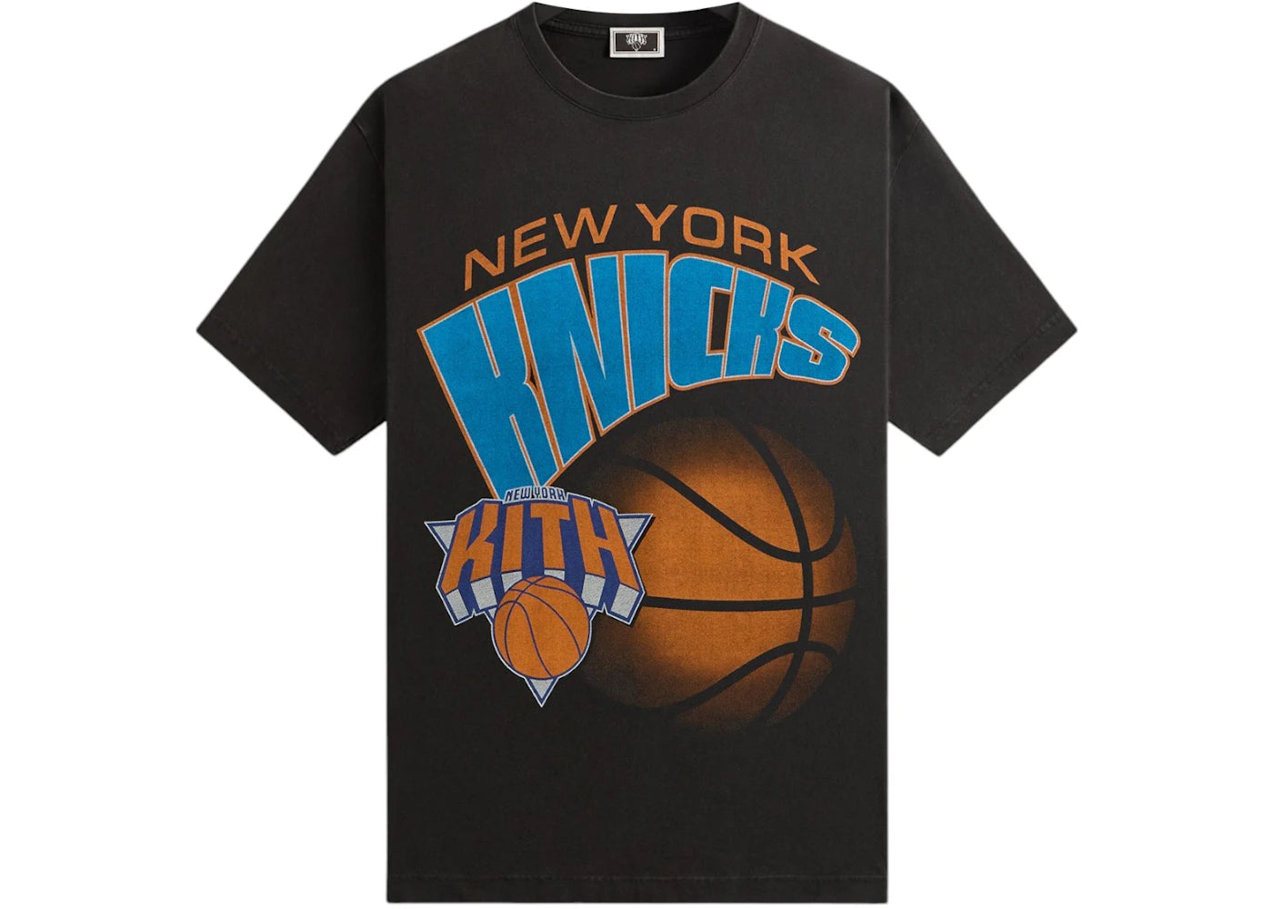 Kith x New York Knicksever Vintage Tee Black