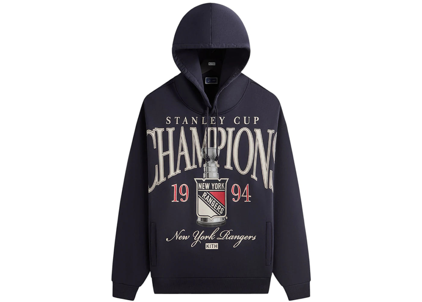 Kith x New York Rangers Champions Nelson Hoodie Ink