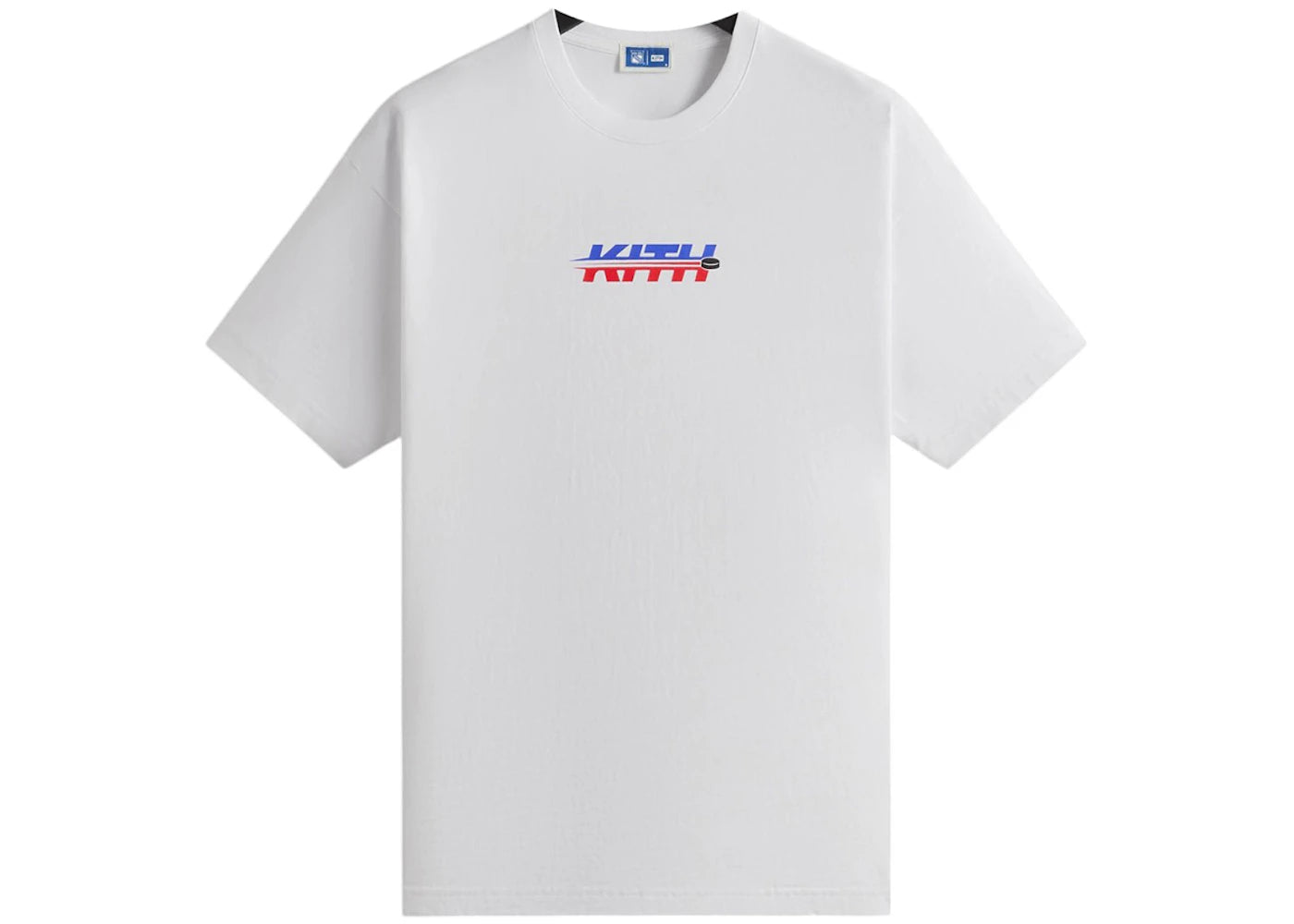 Kith x New York Rangers Hat Trick Vintage Tee White