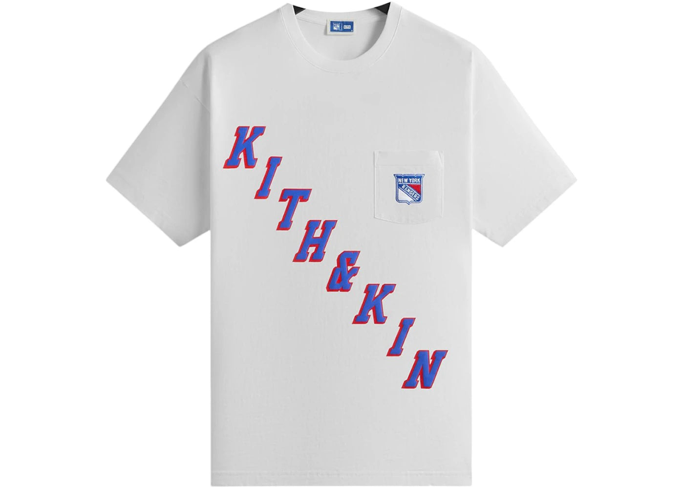 Kith x New York Rangers Kith & Kin Tee White