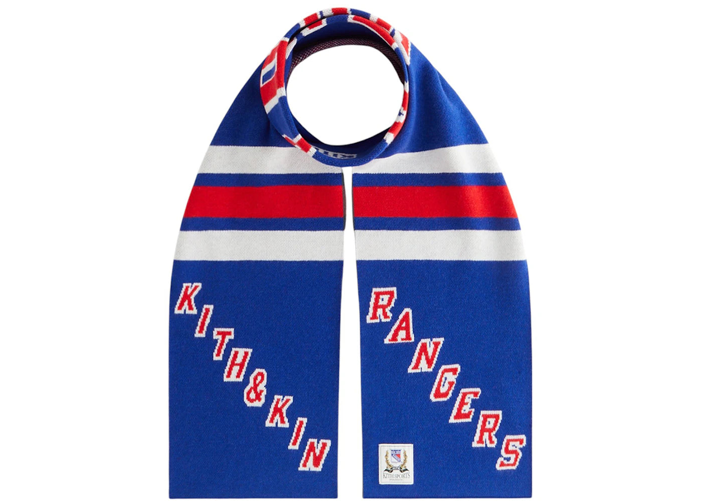 Kith x New York Rangers New York Knitted Scarf Cyclone