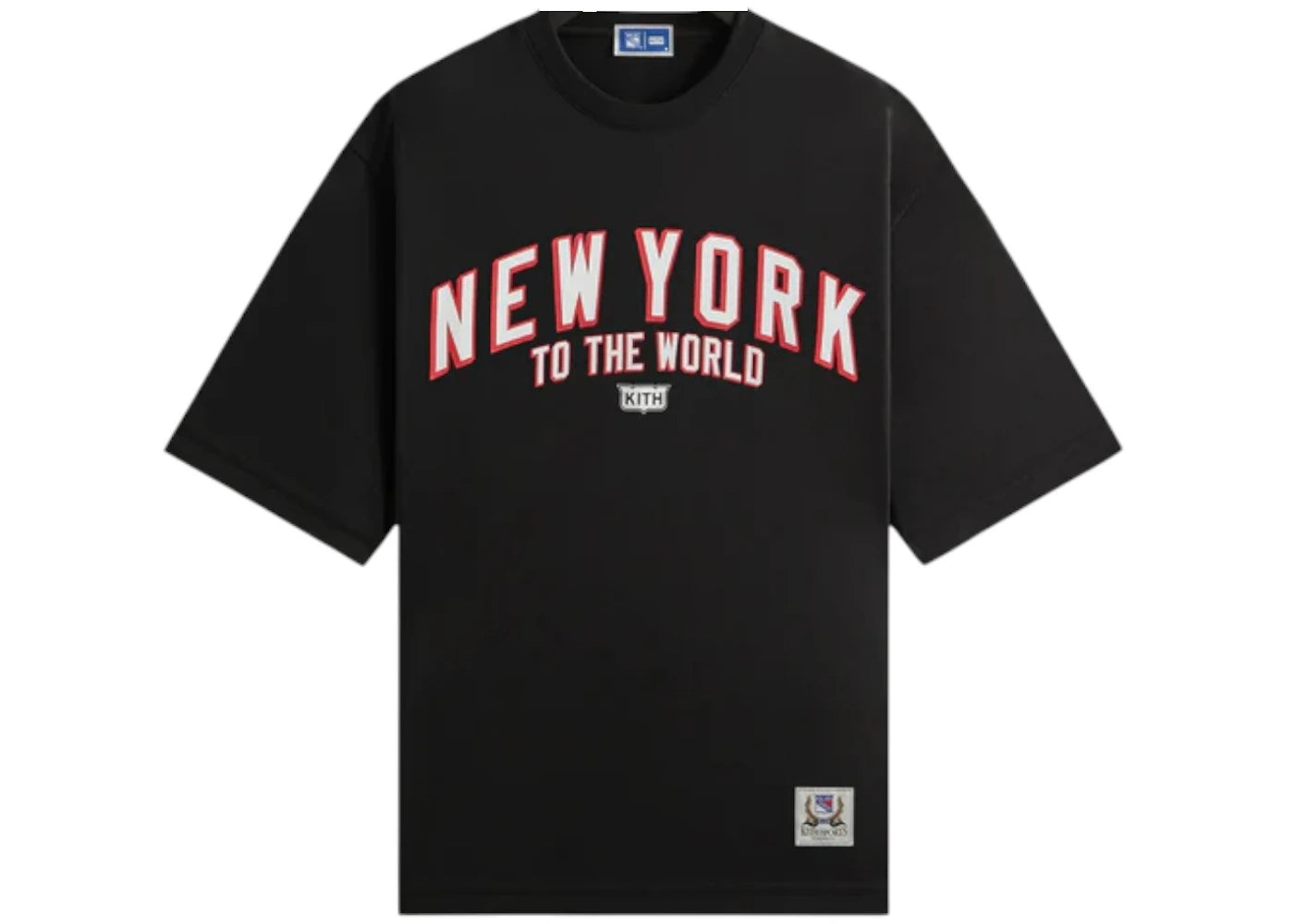 Kith x New York Rangers New York Vintage Jones Tee Black