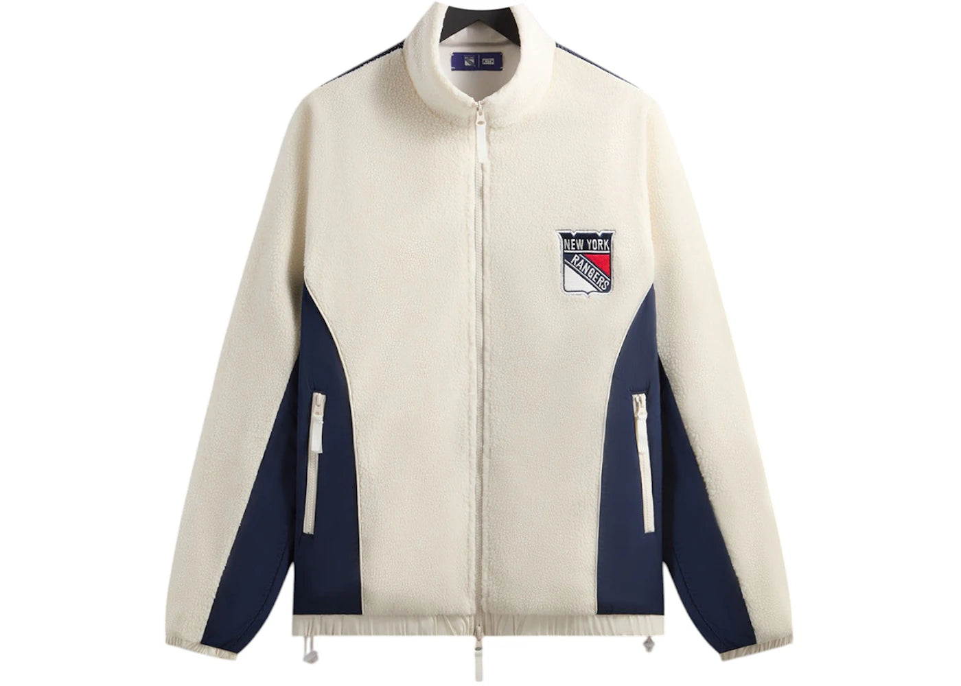 Kith x New York Rangers Polar Fleece Full Zip Sandrift