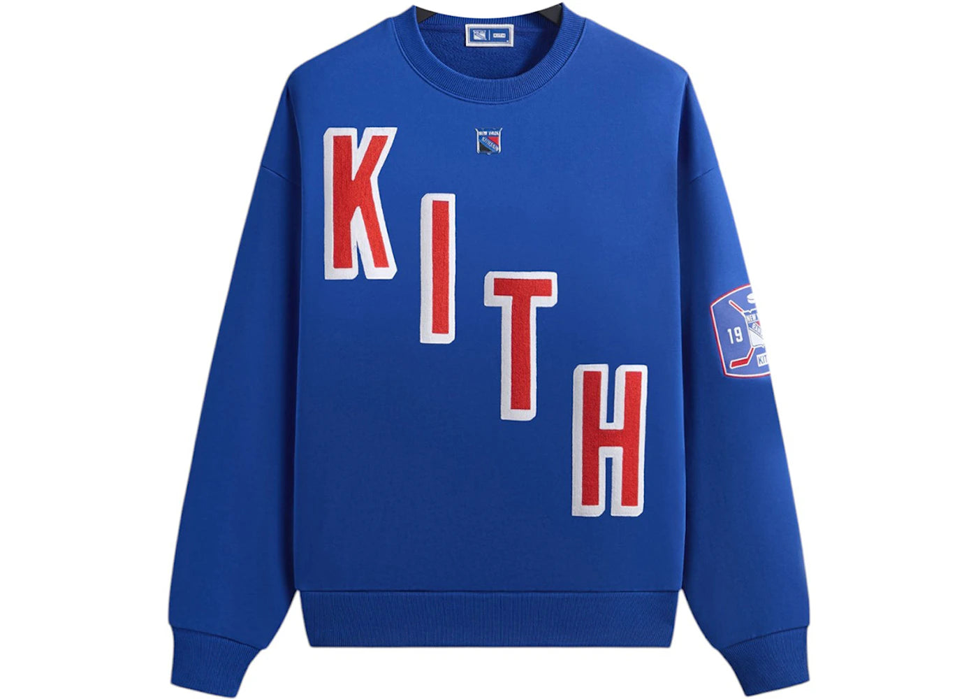 Kith x New York Rangers Skewed Nelson Crewneck Cyclone