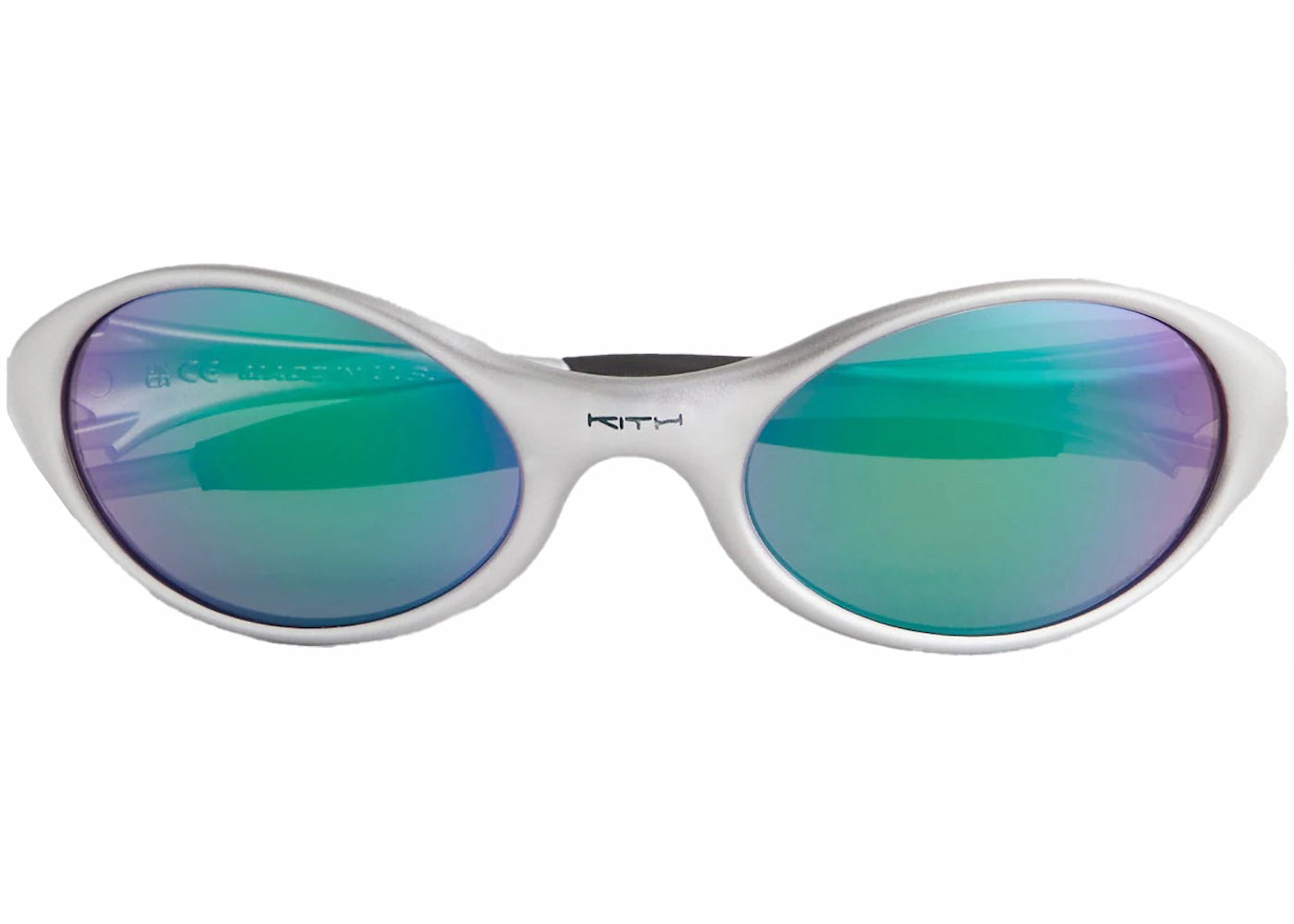 Kith x Oakley Eye Jacket Sunglasses Silver/PRIZM/Jade