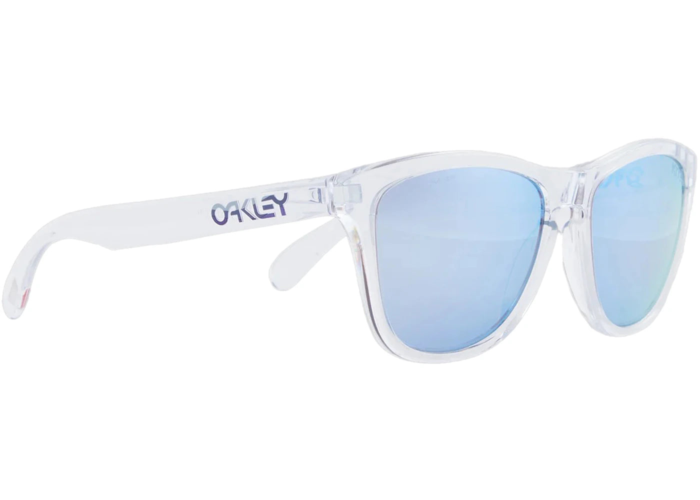 Kith x Oakley Frogskins Clear Prizm Deep Water Polarized