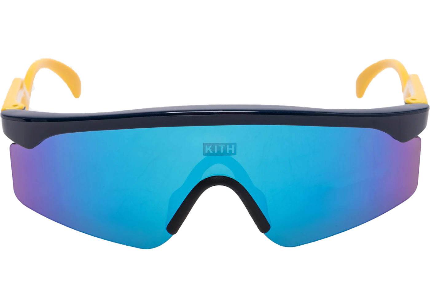 Kith x Oakley Razor Blade Sunglasses Navy/Yellow