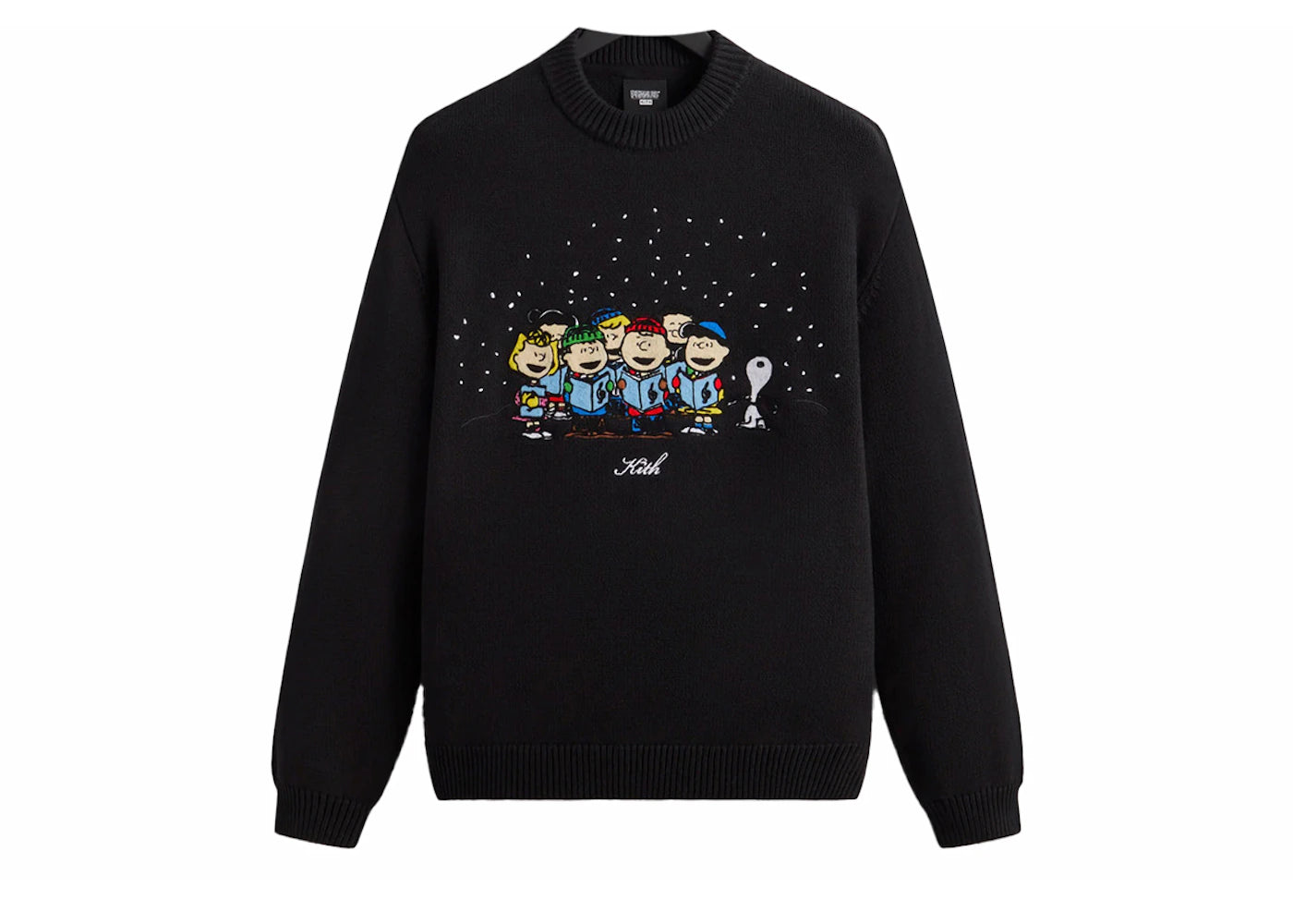 Kith x Peanuts Christmas Carol Sweater Black